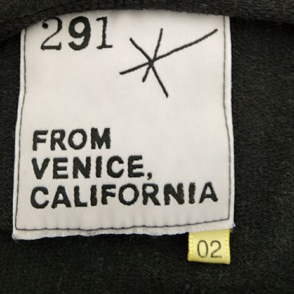 291 FROM VENICE CA WOMEN'S SWEAT SHIRT SIZE 2 OR MEDIUM DARK GRAY - Picture 5 of 6
